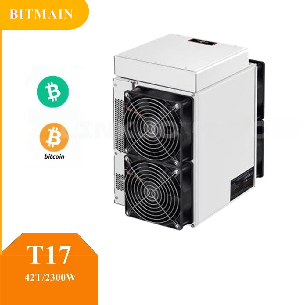 

BTC Miner Mining T17 Antminer 42th/S 2200W SHA-256 Bitcoin Machine From Bitmain