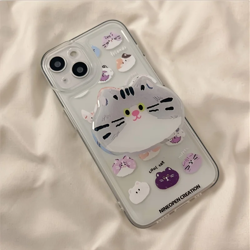 

Силиконовый чехол с держателем для iPhone 14 Plus 7 8 X XS XR 11 12 13 Pro Max