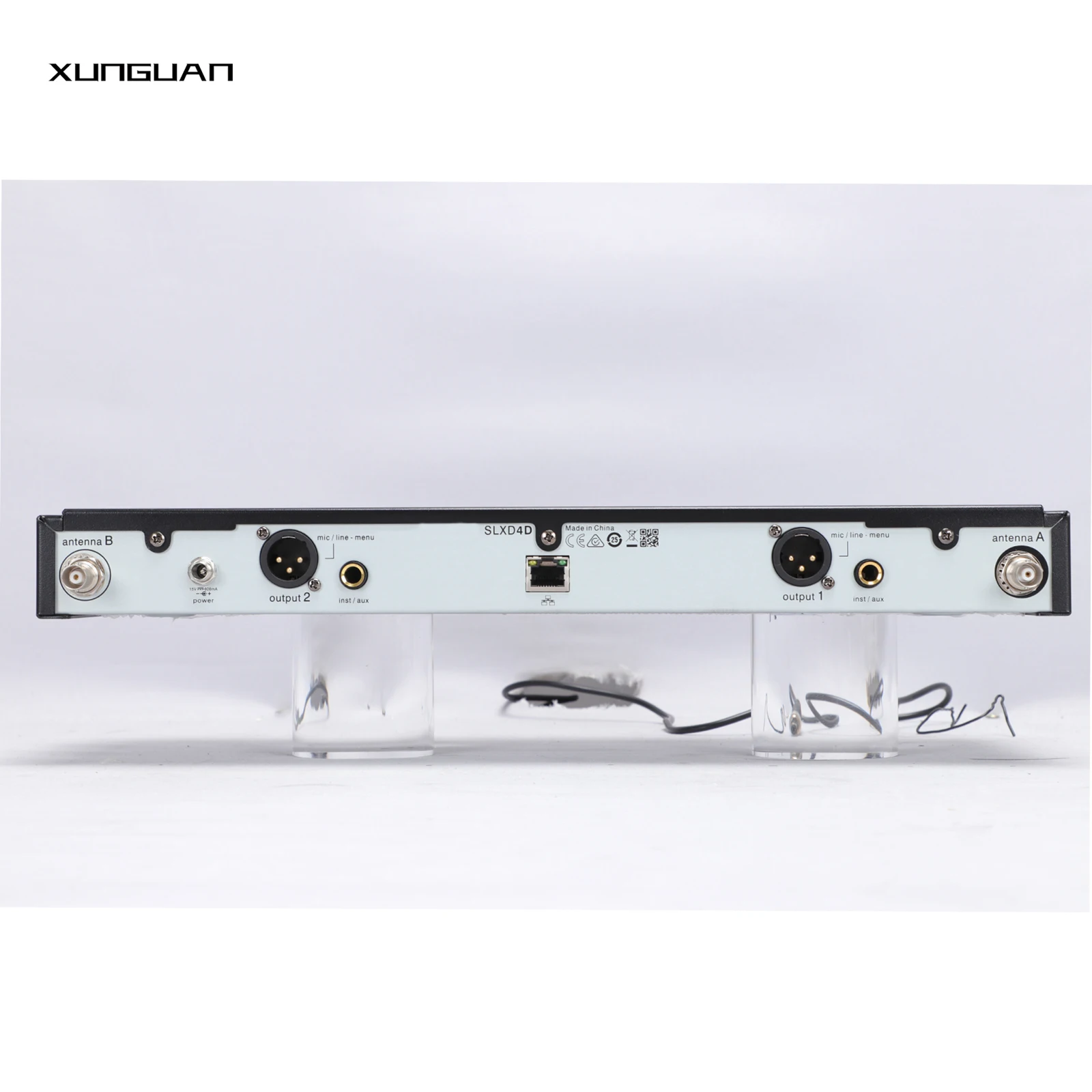 Фото 2025 SLXD4D 2-канальная беспроводная система UHF-микрофона True Diversity с металлическим портативным устройством для пения на сцене №5