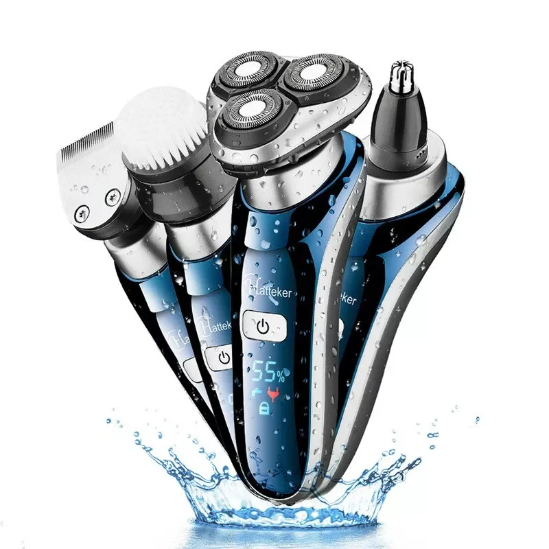 

in one professional electric shaver for men grooming facial electric razor beard trimmer shaving machine rechargeable