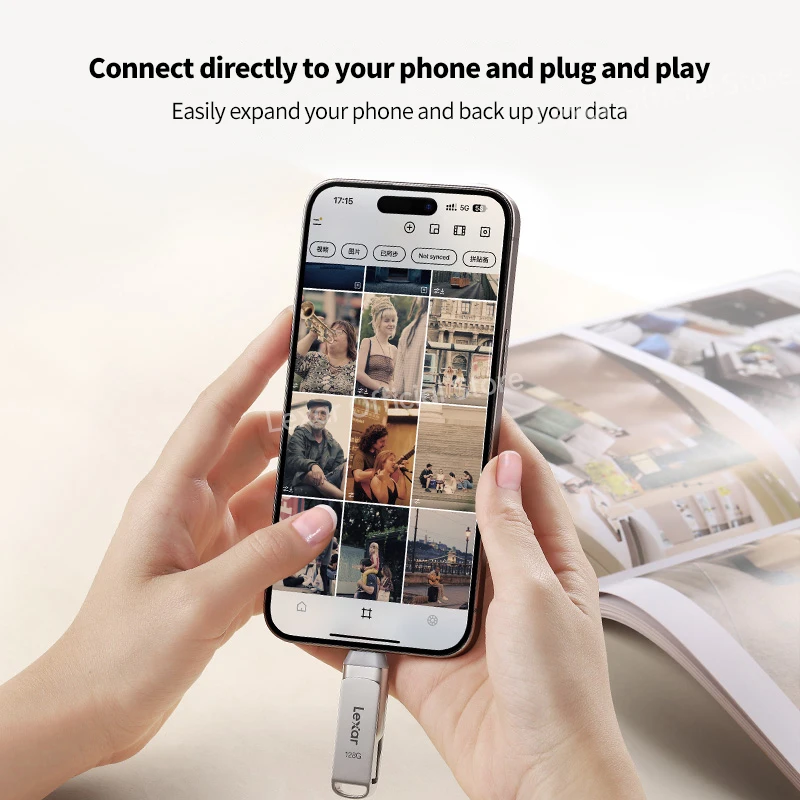 USB-флеш-накопитель Lexar JumpDrive D40T 128-256 ГБ до 150 Мб/с