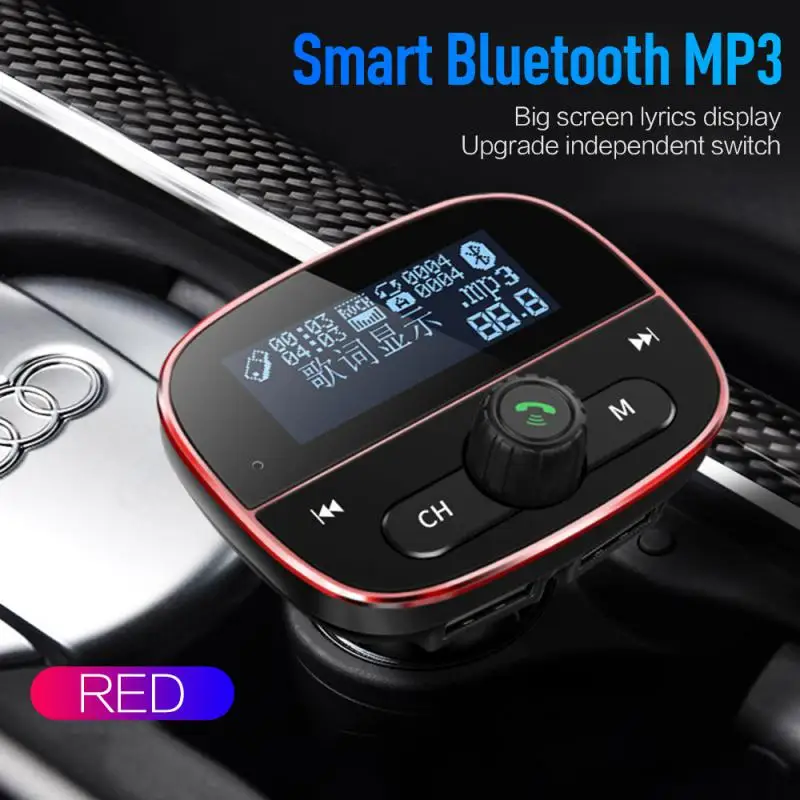 

Car Charger Car MP3 Player Bluetooth 5.0 Receiver Music U Disk Car Cigarette Lighter 3.1A 5V for iPhone Samsung