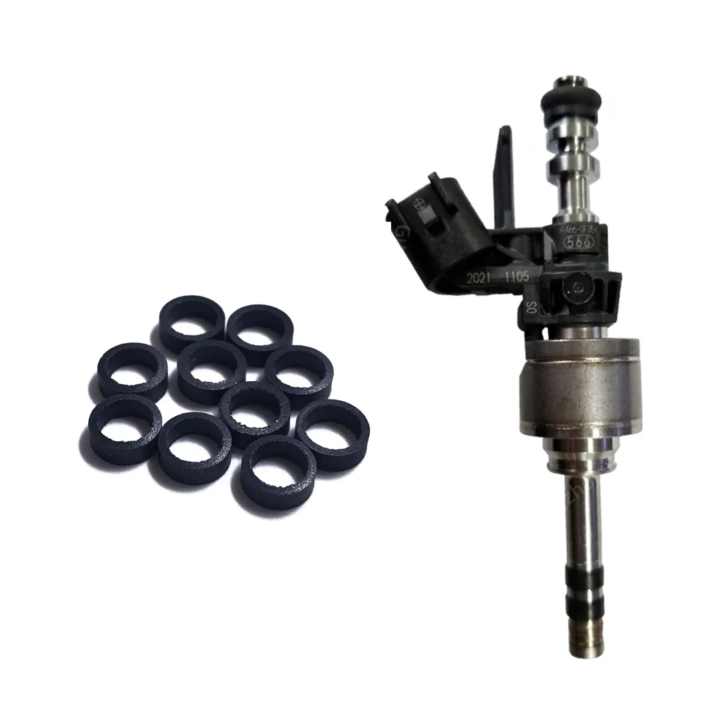 

50/100/200/500 шт. для 1100200XEC05 GDI комплекты топливных форсунок GDI уплотнительное кольцо PTFE 6,4x5x2,8 мм для Great Wall