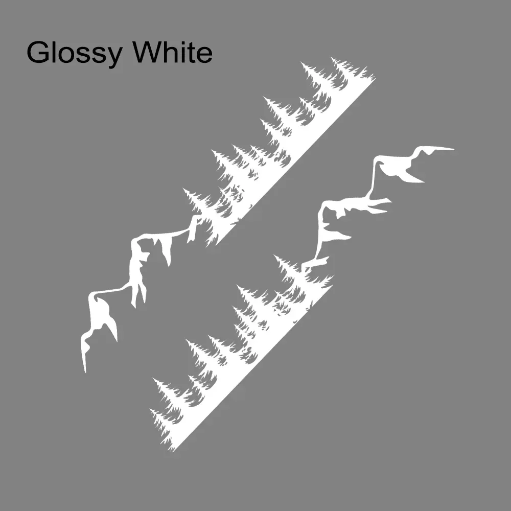 

Автомобильные наклейки, 2 упаковки, дверные боковые наклейки, горные лесные наклейки для автофургона, внедорожного ПВХ, водонепроницаемый солнцезащитный крем, 30 см