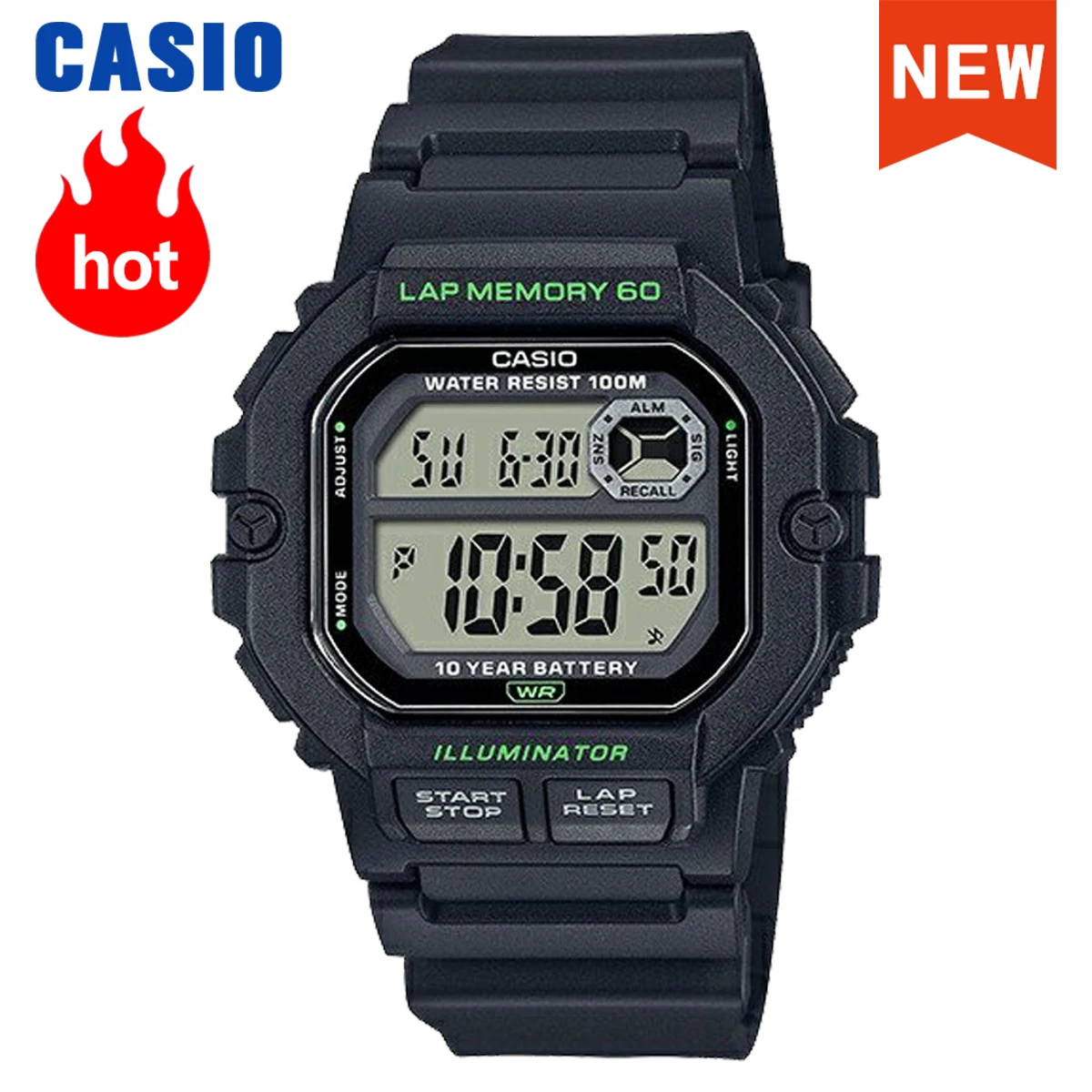Casio watch for men Fashion Classic Multifunctional small cube luxury LED digital Quartz Sport men watch relogio masculino
