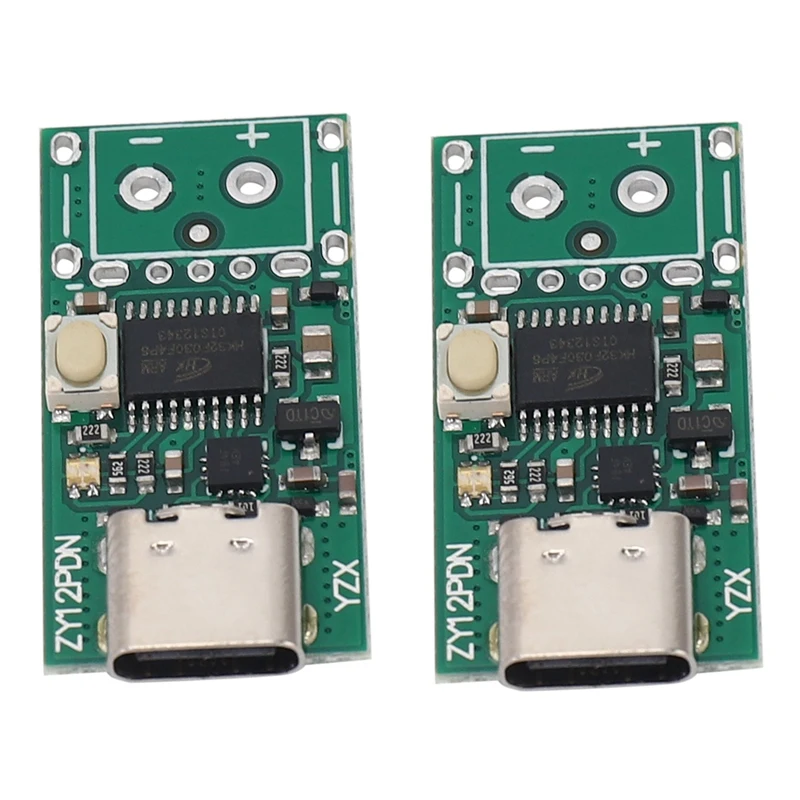 

3X USB-C PD2.0/3,0-DC преобразователь, модуль питания, приманка, быстрый заряд, триггер, опрос, детектор опроса, тестер (ZY12PDN)