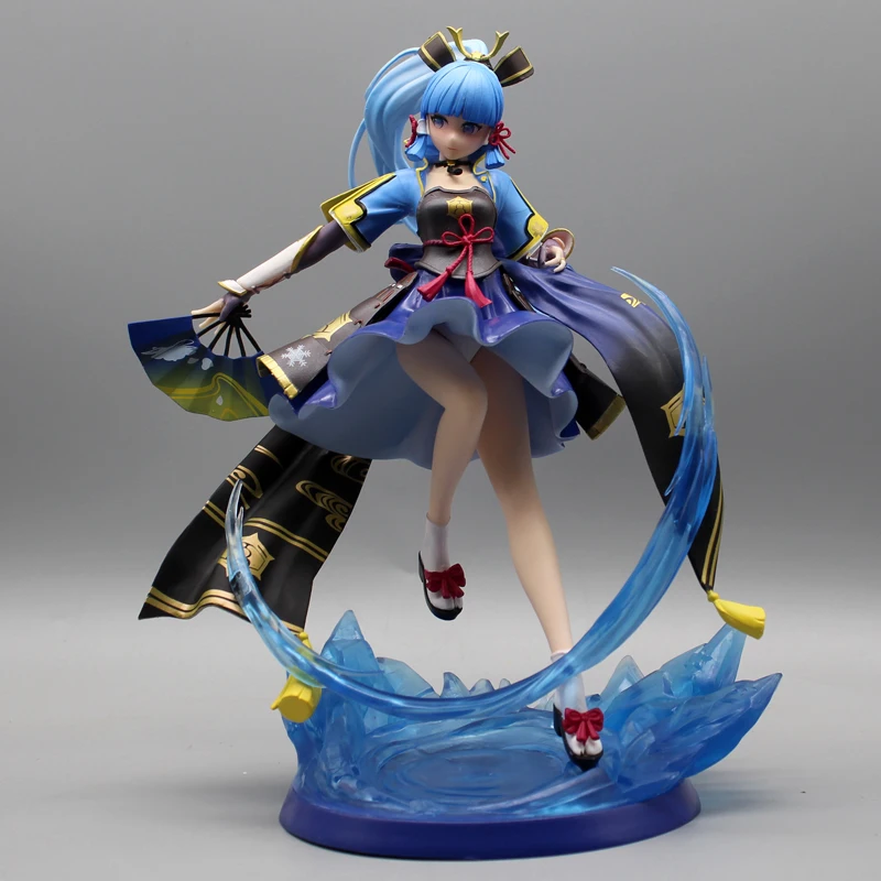 

27cm Genshin Impact Kamisato Ayaka Anime Figure Genshin Impact Raiden Shogun/Keqing/Mona Action Figure Collectible Model Toys