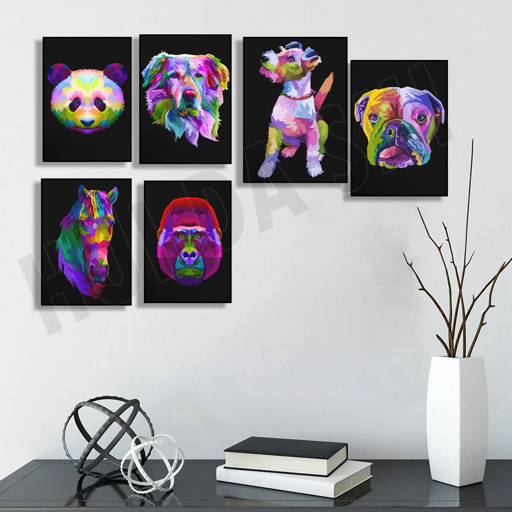 Картина акварельной панды разноцветное искусство животное иллюстрация домашний