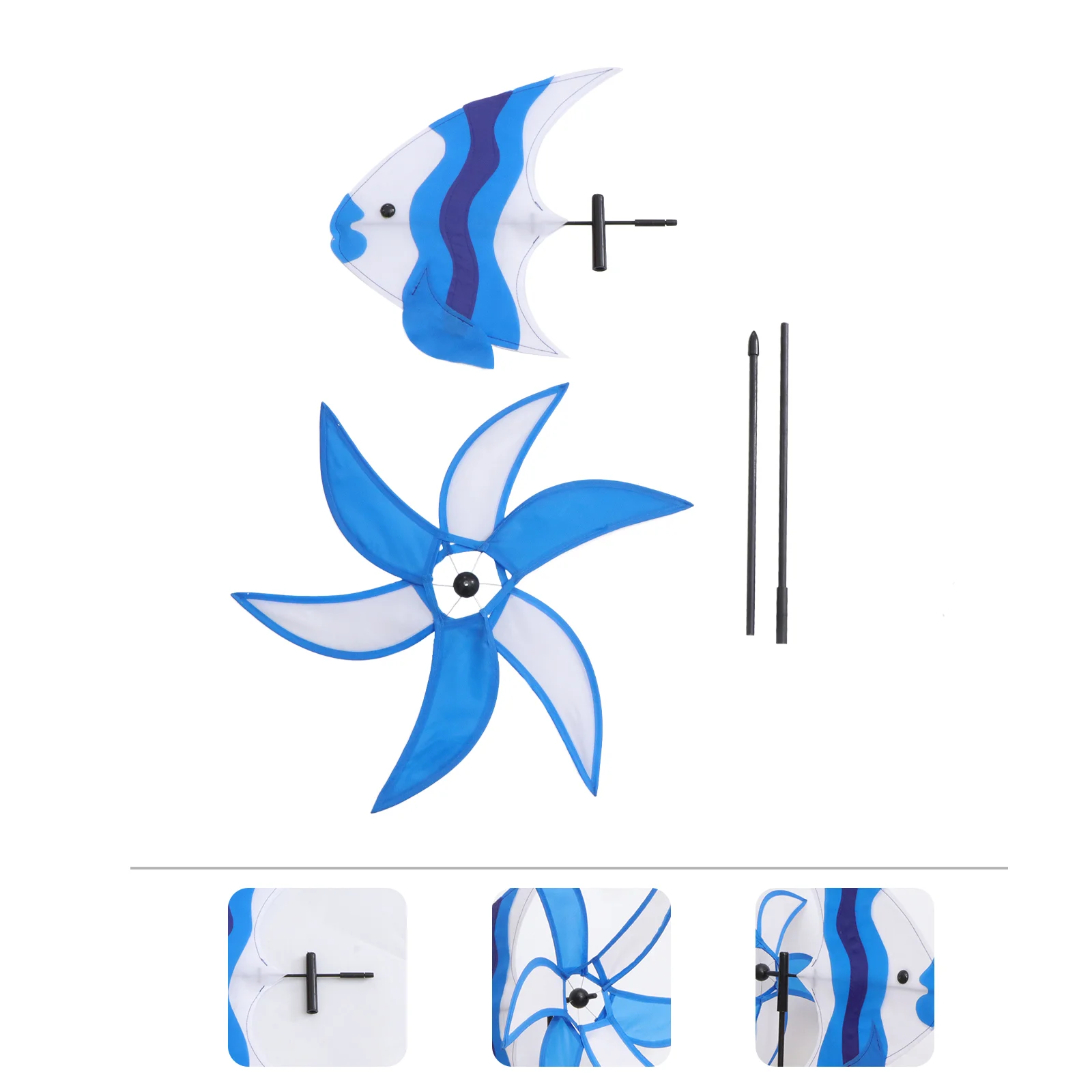 

Wheel Outdoor Ornament Animal Theme Windmill Adornment Pattern Creative Shaped Toddlers Toys