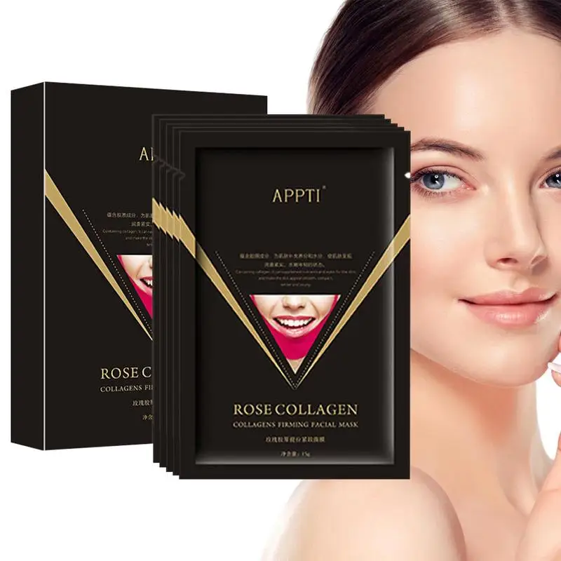 

Chin Strap For Neck Lift Breathable V-line Bandage Neck Face Lift Elastic Breathable Lifting Face Patches For Tightening &