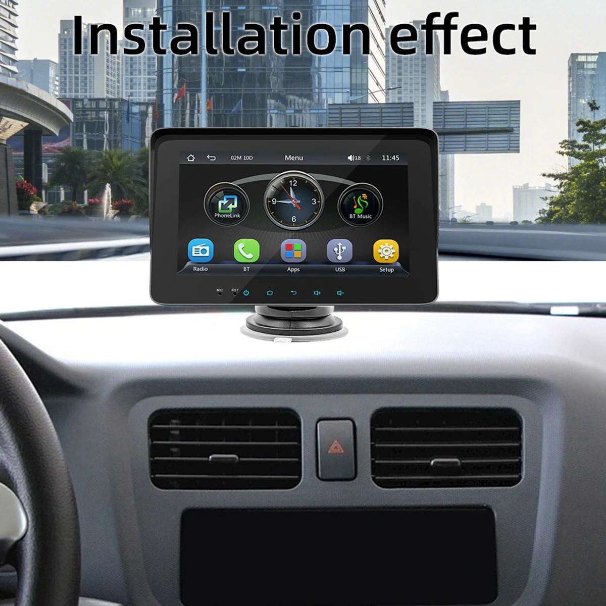 B5310 7-дюймовый автомобильный MP5 видеоплеер портативный CarPlay Универсальный