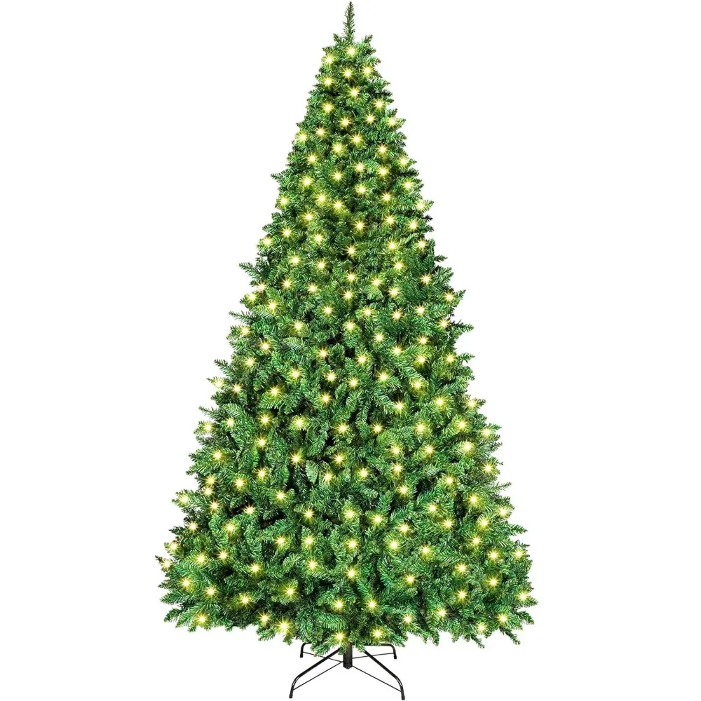 

Christmas tree 250 Lights 6ft Pre-Lit Premium Hinged Artificial Holiday Christmas Pine Tree for Home Party Decoration W/ 1 Trees