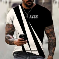 summer fashion 3d print t shirts for men casual o neck short sleeve clothes oversized t shirts streetwear hip hop loose tops tee