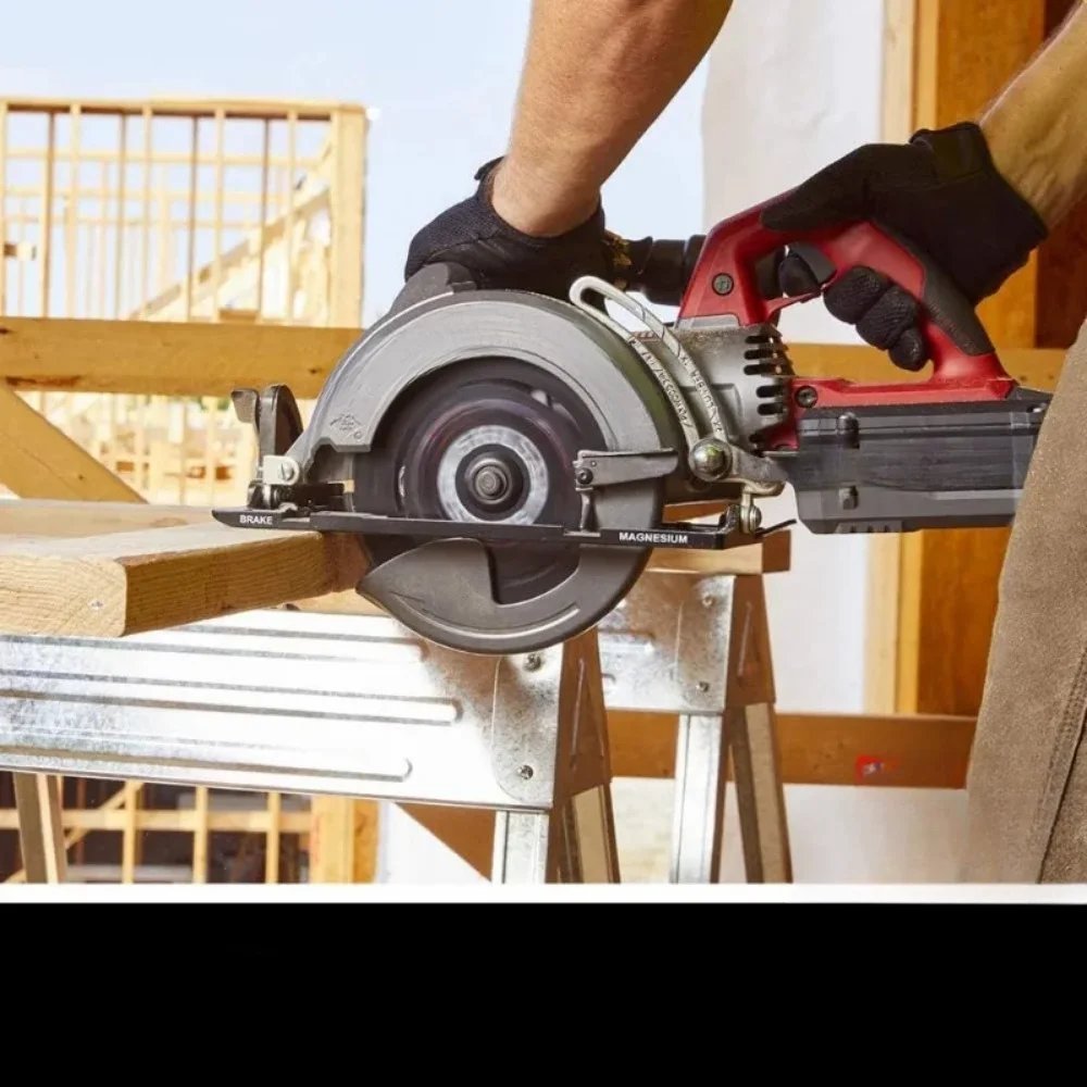 Беспроводной червячный привод Skilsaw 48 В 7-1/4 дюйма комплект для циркулярной пилы с 2