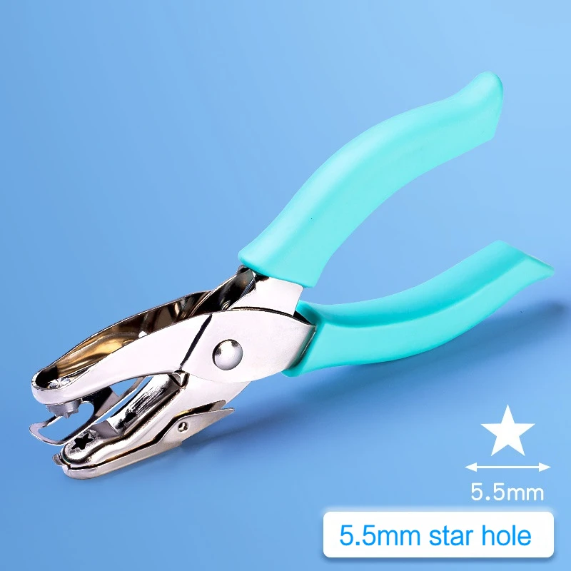 

Металлический ручной дырокол для скрапбукинга, розовый/зеленый