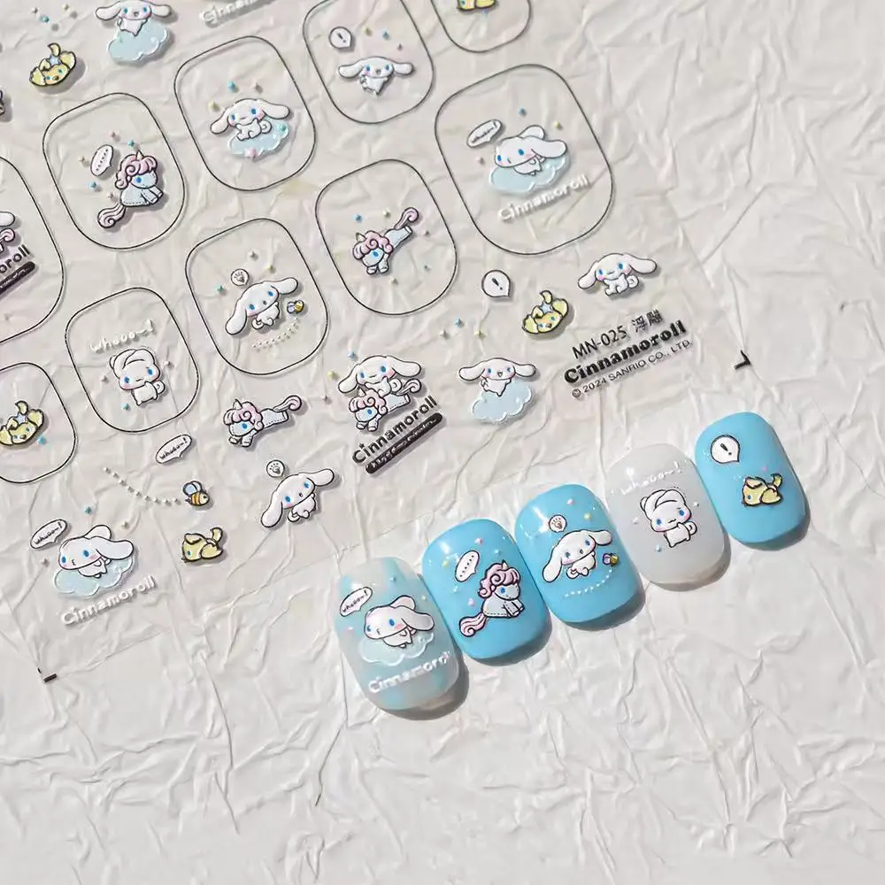 Tomoni Sanrio мультфильм Cinnamoroll наклейки для ногтей аниме персонажи принадлежности DlY 5D