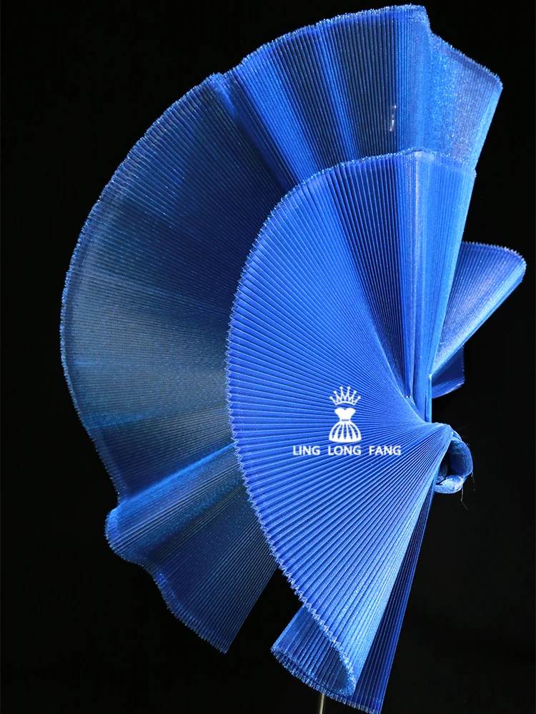 Складная Ткань жесткая плиссированная конструкция сценическое свадебное