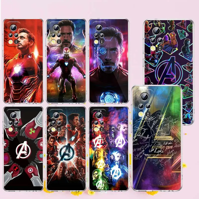 

Marvel Avengers Iron Man For Honor X8 X7 60 50 SE X20 X30 10X 10 10i 9 9A 9C 9X 8X 8A Pro Lite RU Transparent Phone Case Capa
