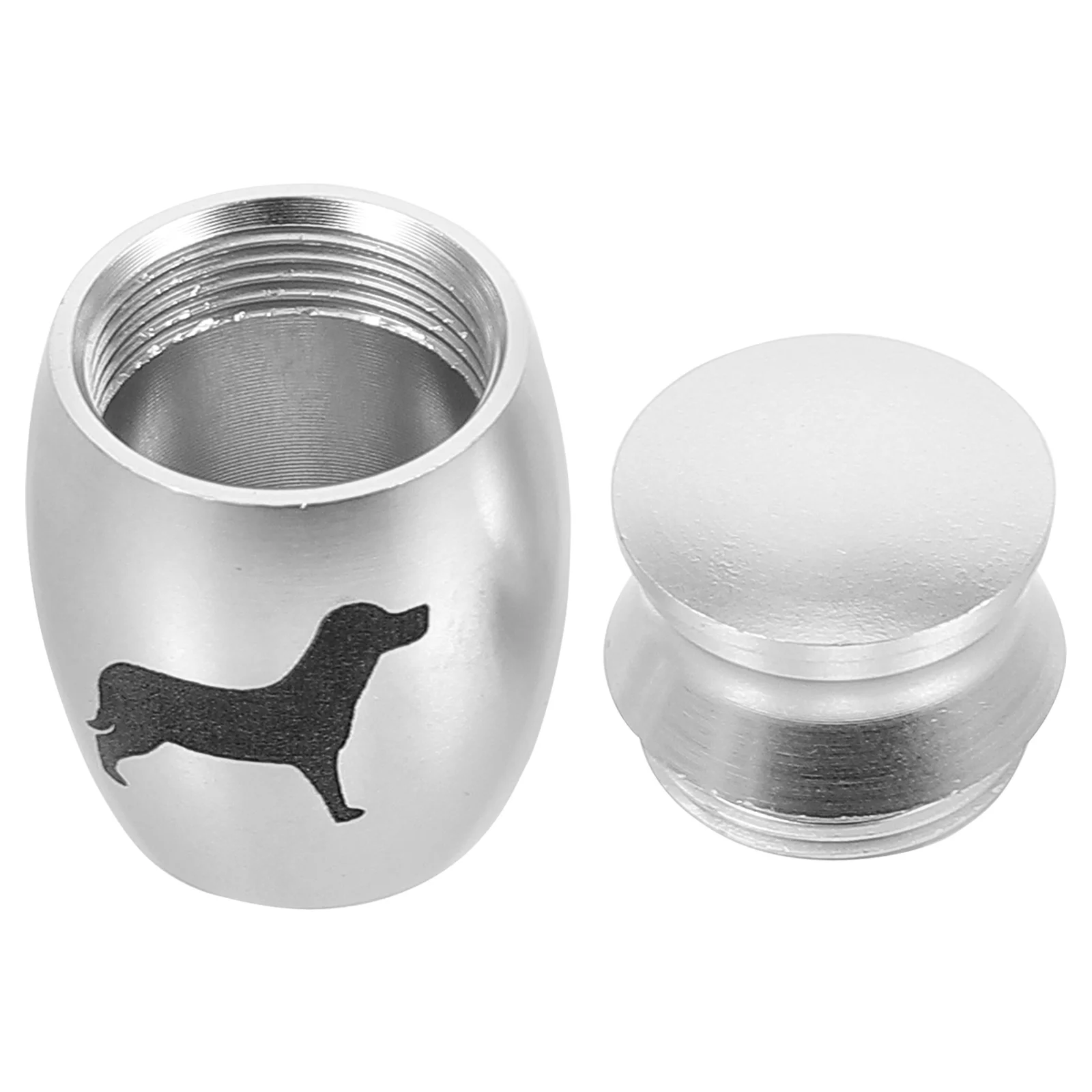 

Dog Funeral Cremation Tank Pet Cinerary Casket Keepsake Miniature Metal Containers for Ashes