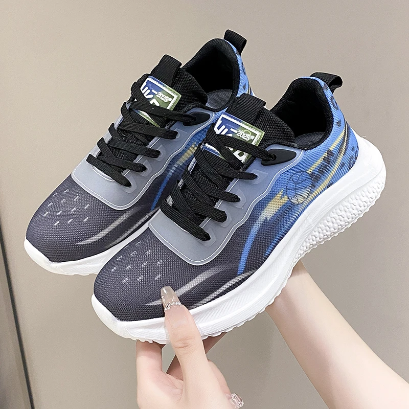Новые стильные женские кроссовки для марафона повседневные Прогулочные девушек