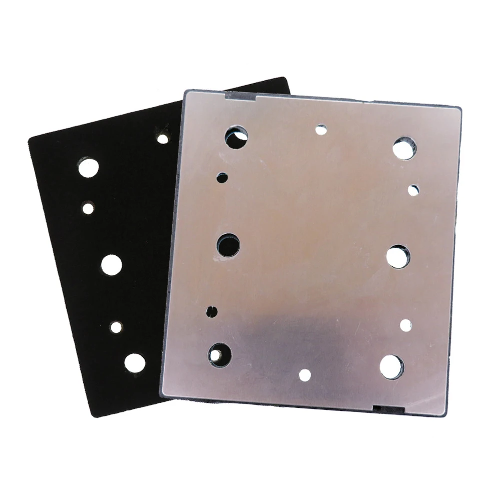 

Power Tool Backing Pad Silver Sanding Backing Plate 110×100mm Aluminum Plate+ PU Foam For S650D S652D Replacement