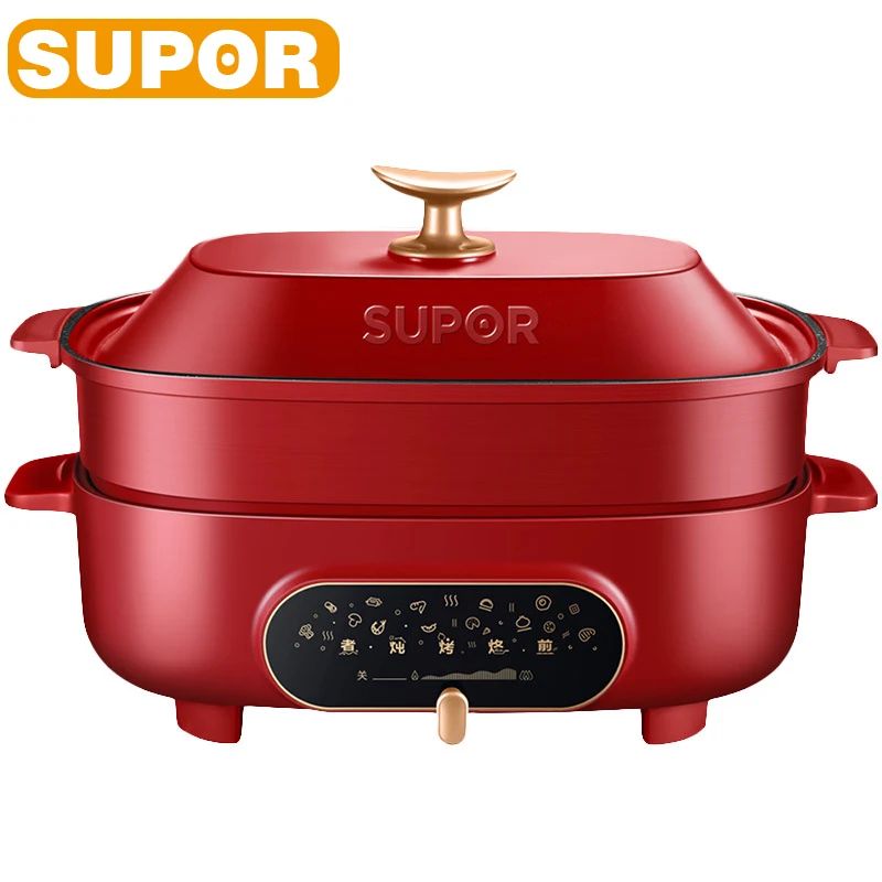 

SUPOR Multifunctional Electric Cooker 5.5L Household Non-stick Electric Hot Pot Multi-grade Temperature Kitchen Appliances