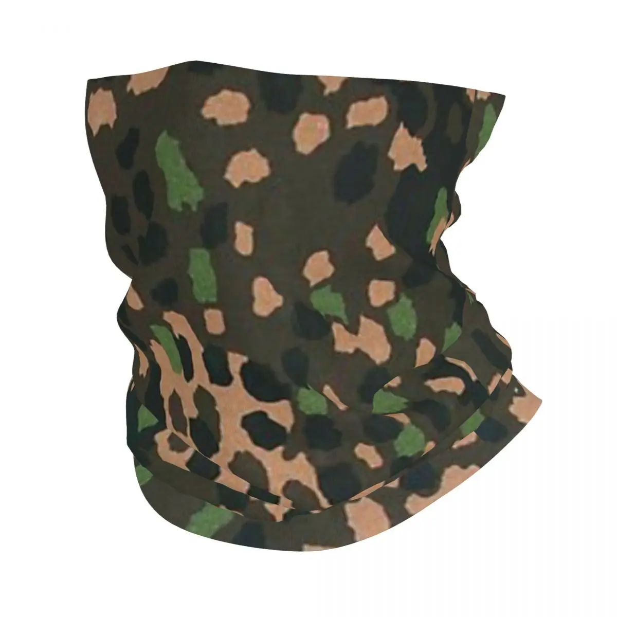 

Pea Dot Camo Bandana Neck Gaiter Printed Multicam Military Mask Scarf Multi-use Balaclava Running for Men Women Adult Washable