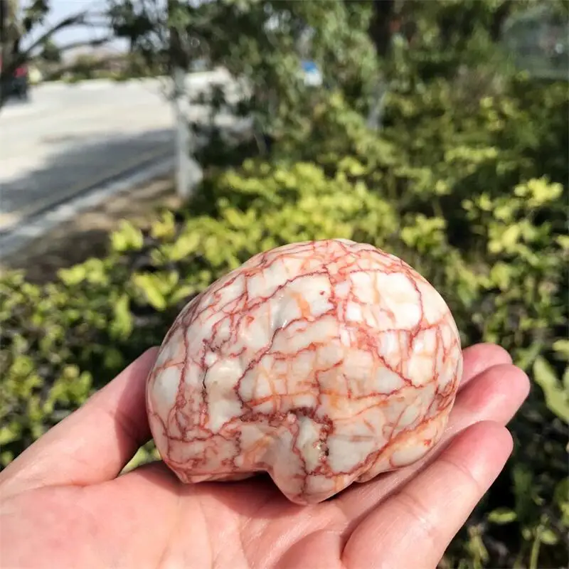 Натуральная красная сеть Хрустальный резьба мозга исцеляющий энергический