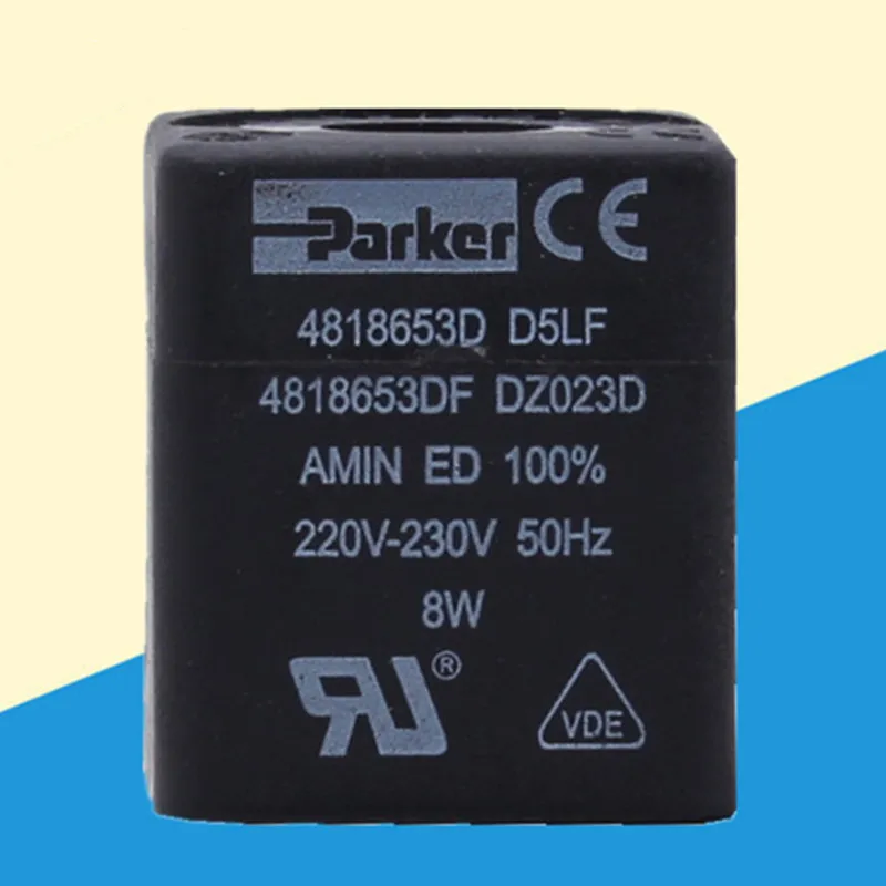 

Электромагнитная катушка клапана заслонки Parker 4818653D D5LF 4818653D DZ023D 220-230 В 8 Вт 481865C2F DZ02C2 DC24V 9 Вт