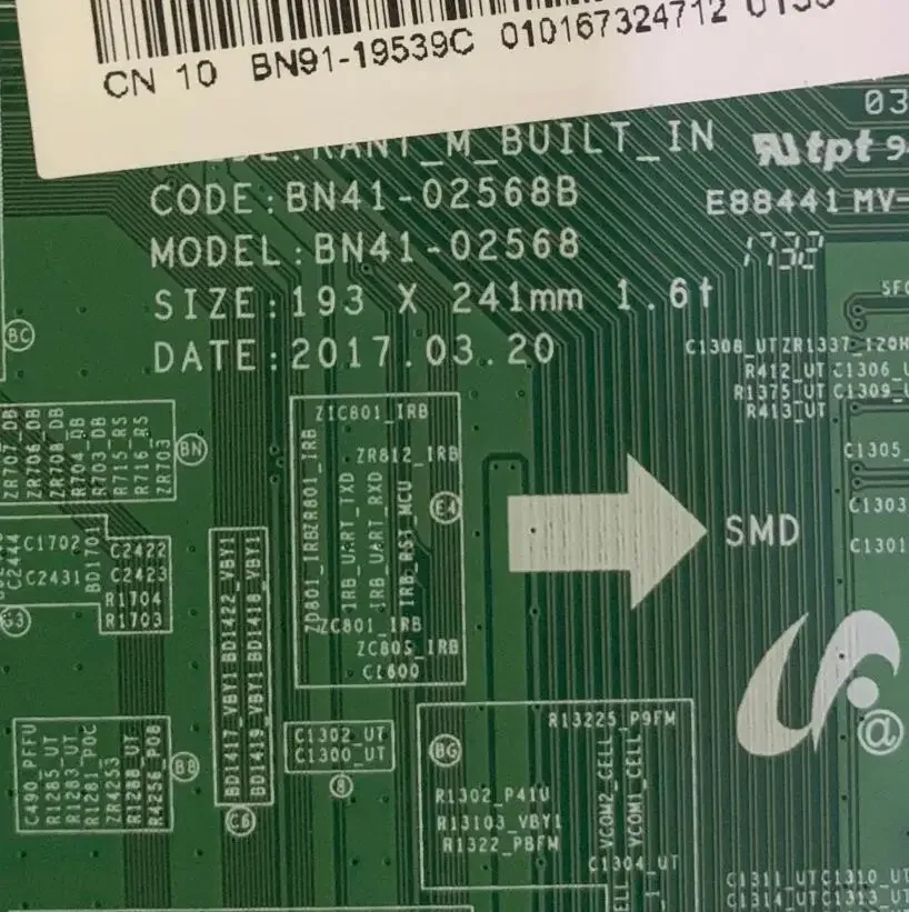 Оригинальная материнская плата UA55MU6990J UA55MU6990JXXZ LCD