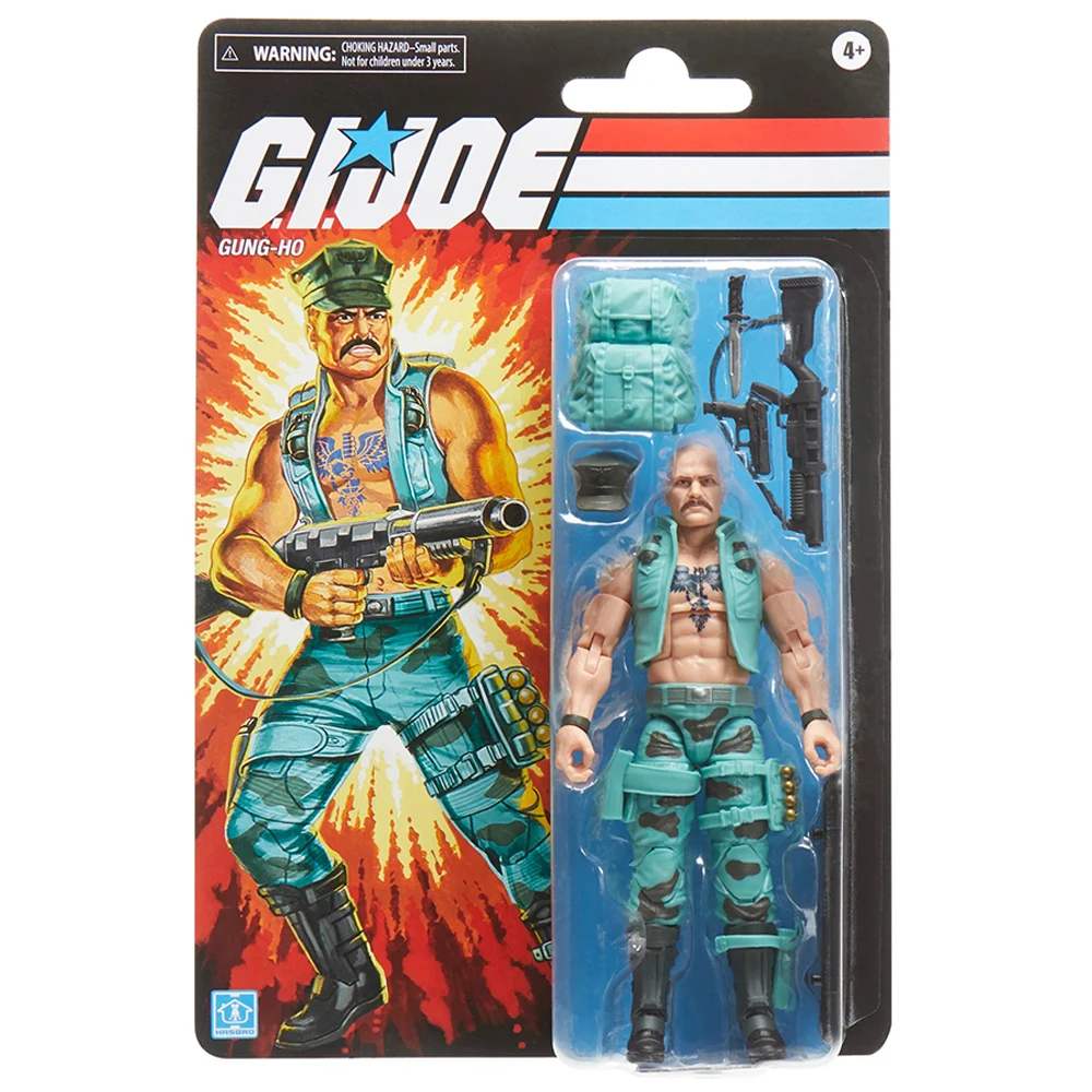 

[In-Stock] Hasbro G.I. Joe Classified Series Gung-Ho Retro Action Figure Collectible Model Toy Gifts F4766
