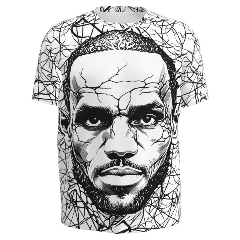 Футболка Lebron James Free Custom Label с именем и номером портретные игры футболка