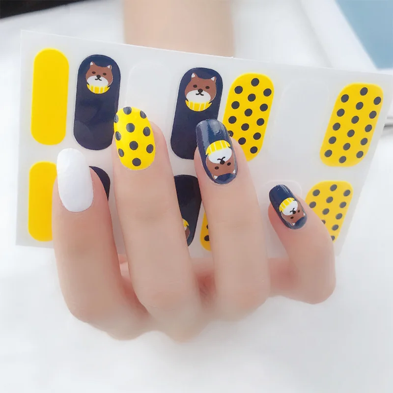 

1Set New Arrival Spring And Summer Full Paste Nail Enhancement Stickers Spot High Quality Japanese Nail Stickers