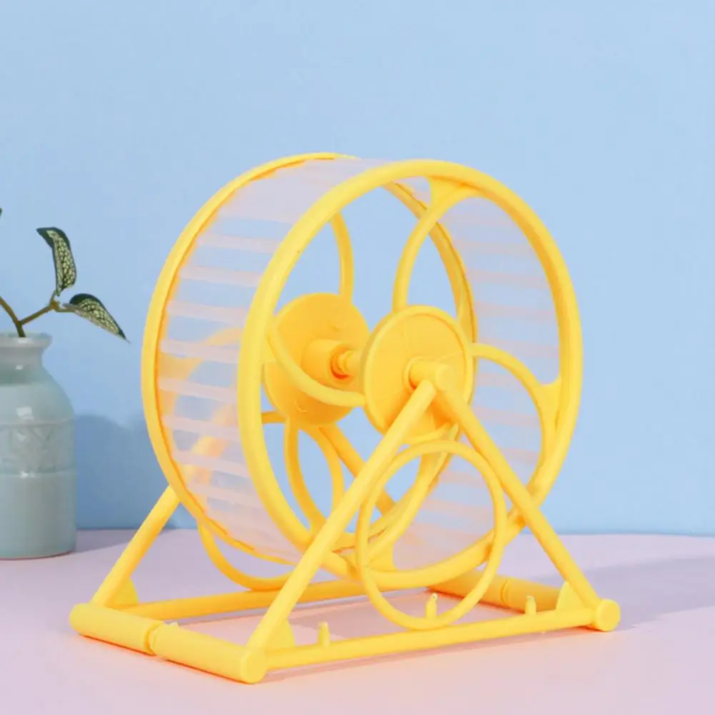 11cm Diameter Hamster Wheel Quiet Roller Treadmill Guinea Pig Rat Running Sports Round Wheel Small Animal Pet Cage Accessories