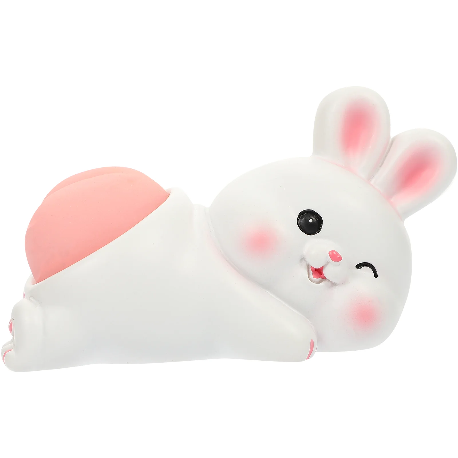 

Rabbit Year Figurinemini Animal Figurines Bunny Gift Chinese New Birthday Decor Squeeze Zodiac Hand Favor Party Stress
