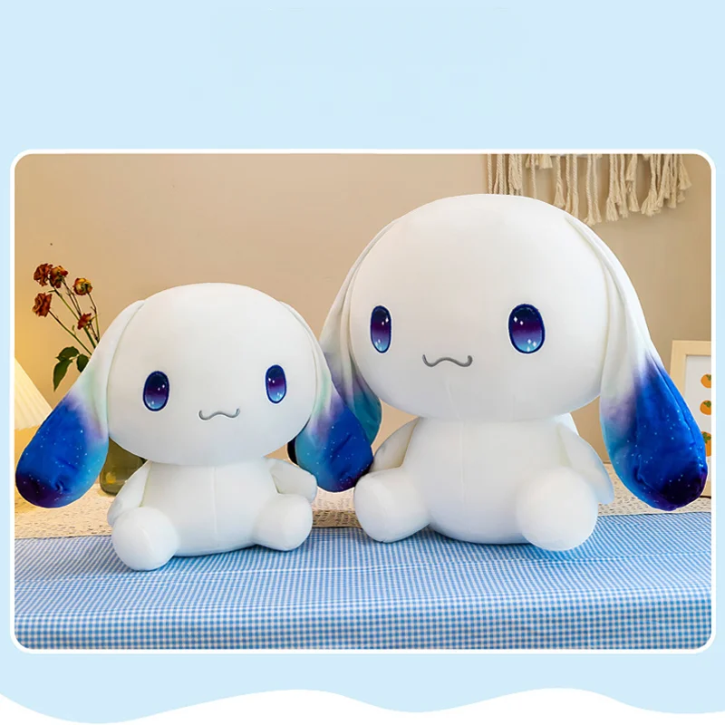 

Cinnamoroll Kawaii Anime Plush Toy Blue Starry Sky Ears Cartoon Stuffed Doll Sleeping Pillow Christmas Birthday Girl Heart Gift