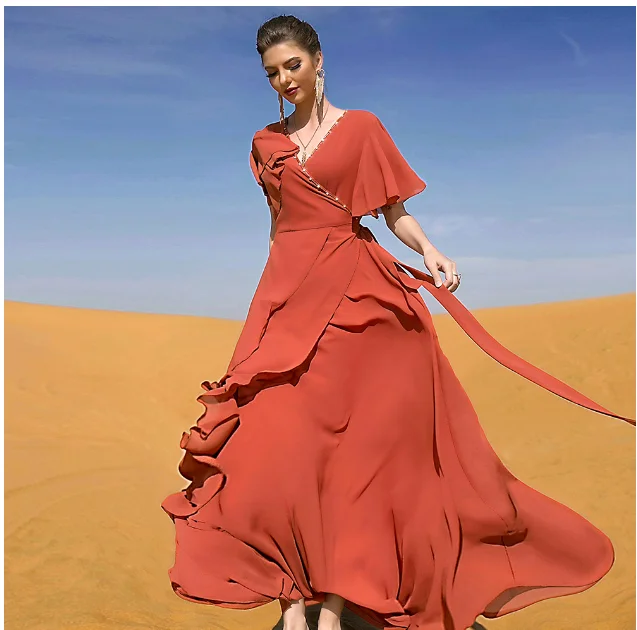 African Dresses For Women Dubai Abaya Turkey Islam Arabic Pakistani Muslim Long Evening Dress Robe Musulmane Femme Vestido Longo