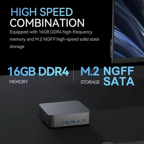 МИНИ-ПК Windows 11 Intel Core i9 8950HK 16 ГБ ОЗУ 1 ТБ SSD Компьютер Dual WIFI 6 BT5.2 4K HD Мини-игровой офисный кабинетПК