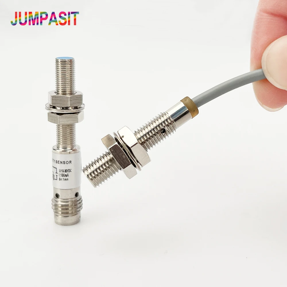 

M3 M4 M5 M6 M8 Inductive Proximity Sensor NPN PNP IP65 Nickle-plated Brass Switches for 3D Printer