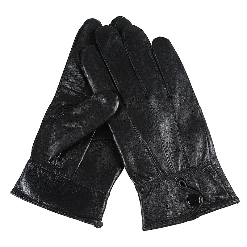 Теплые перчатки из искусственной овчины мужские зимние для катания на лыжах