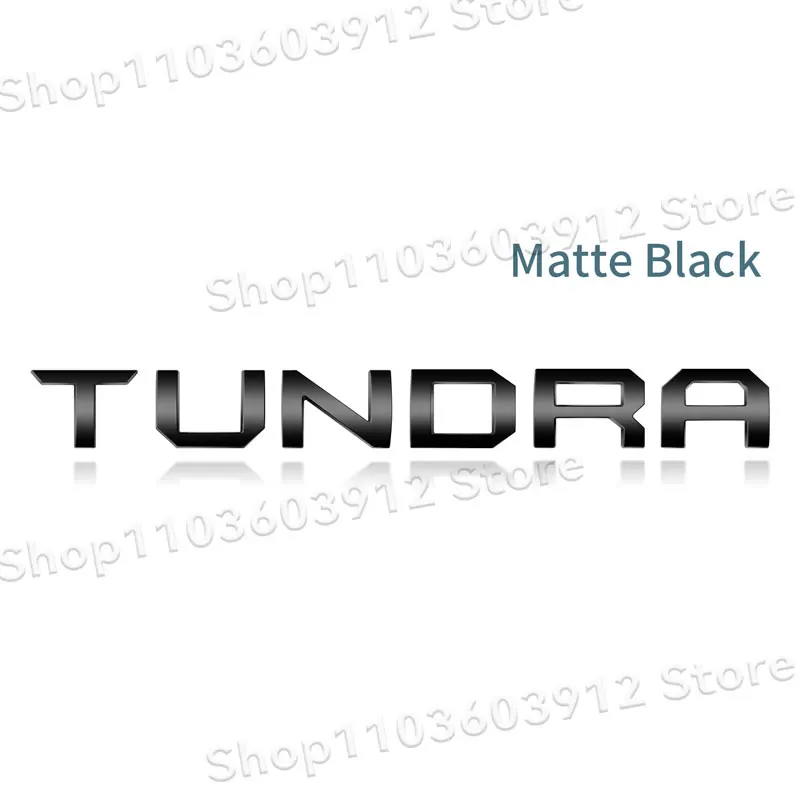 

Авто внешний 3D АБС-пластик серебристый/черный TUNDRA буквенный логотип автомобиля задняя дверь багажника наклейки значок наклейка аксессуары