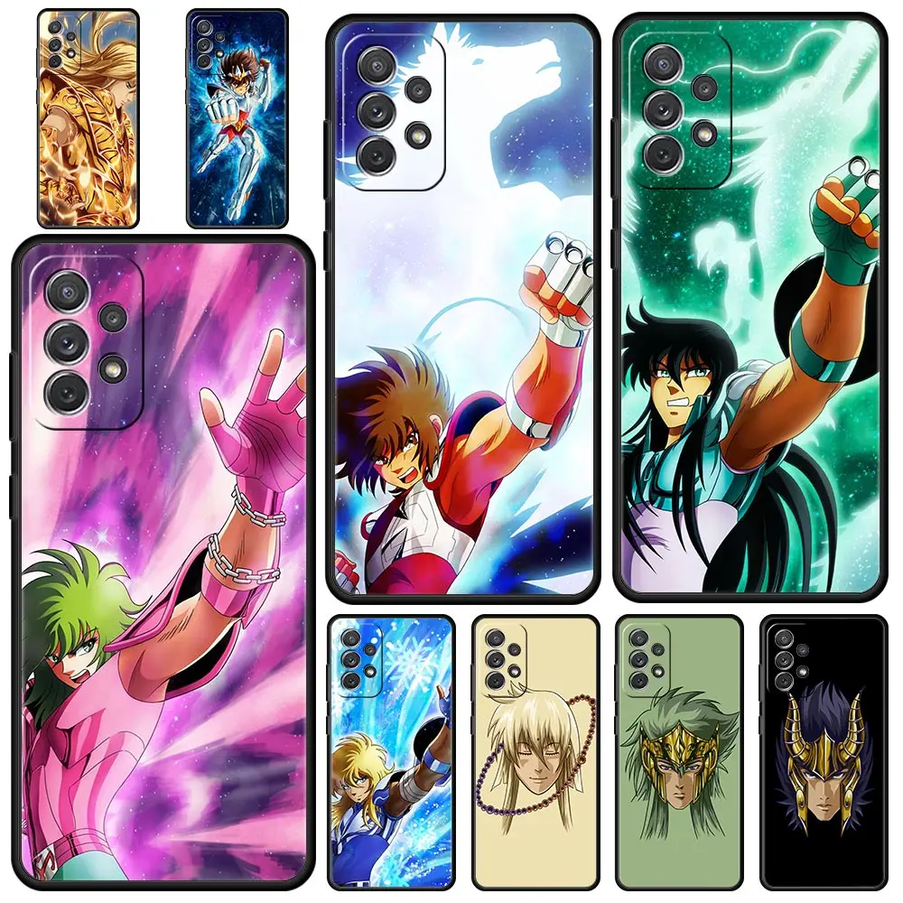 

Saint Seiya Knights of the Zodiac Phone Case for Samsung A51 A71 A21S A12 A11 A31 A52 A41 A32 A23 A33 A53 A73 A03S A13 5G Cover