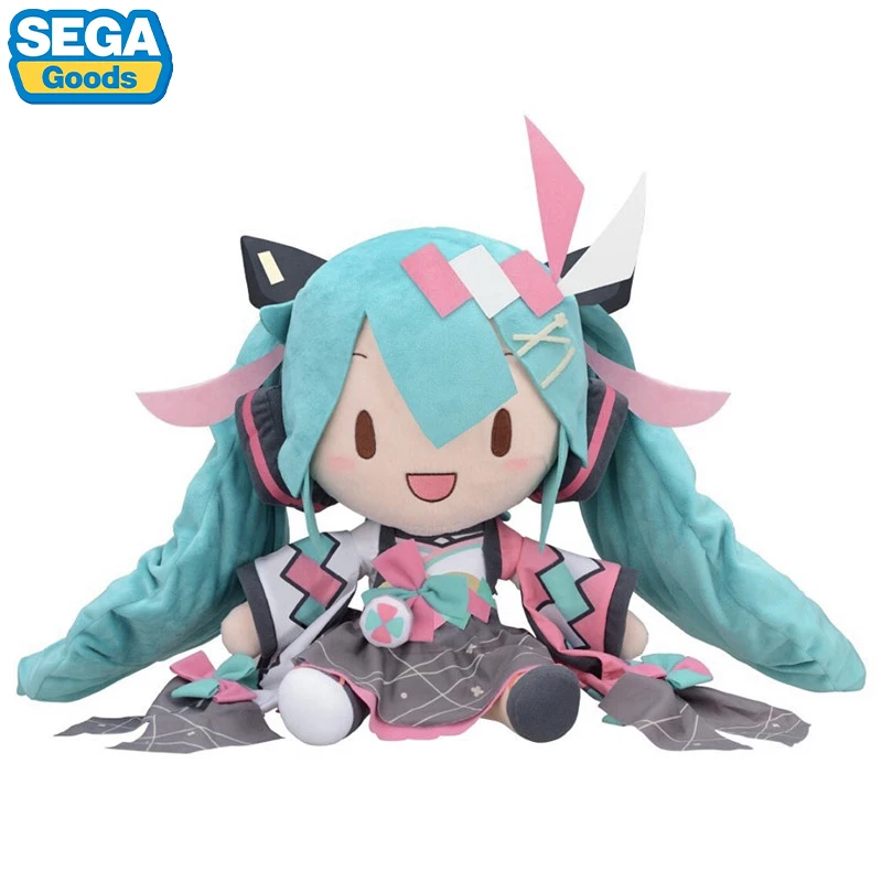 

SEGA оригинальные аниме Hatsune Miku Magic Future 2020, летние праздничные плюшевые игрушки, кукла 40 см, фигурка из ПВХ, плюшевые игрушки для девочек, подаро...