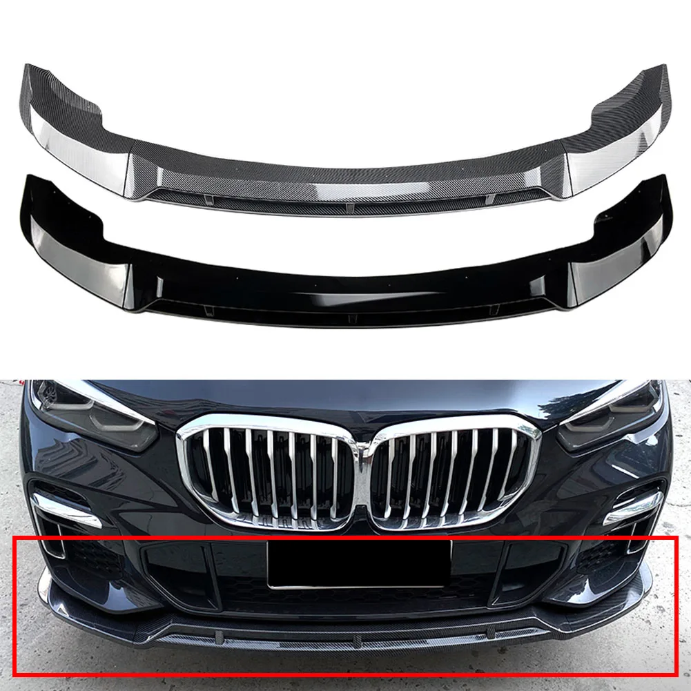 

Auto Front Bumper Body Kit Lip Spoiler Trim Splitter For BMW X5 G05 M Sport 2019 2020 2021 2022 Car Accessories