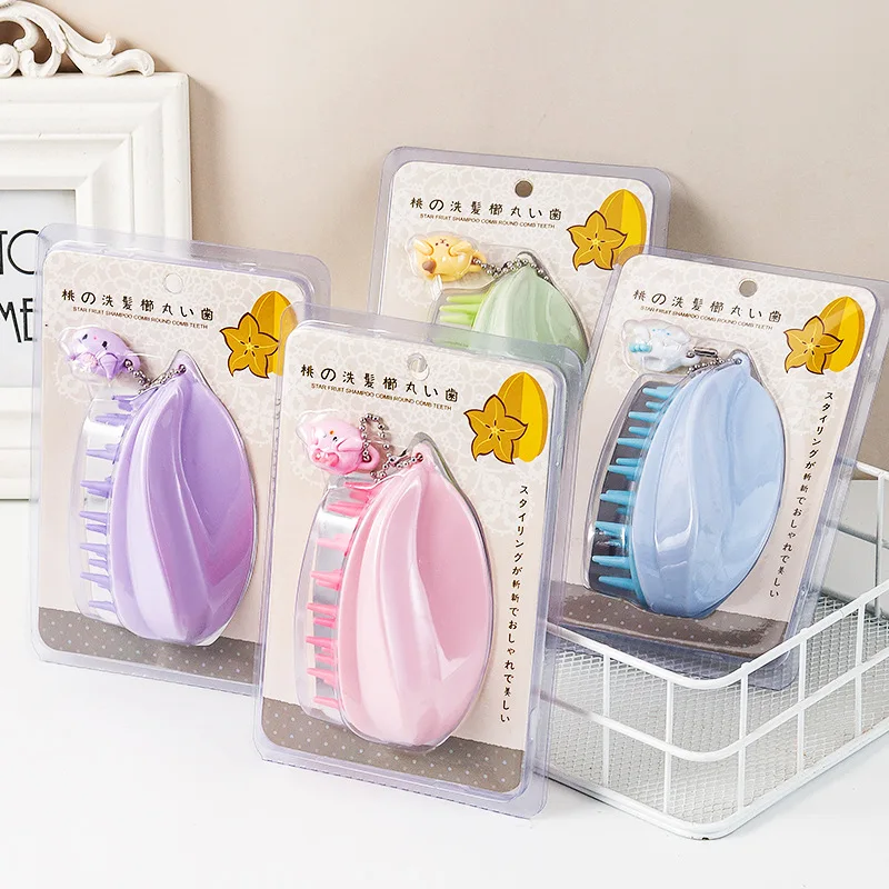 

Handheld Silicone Scalp Shampoo Massage Brush Silicone Body Brush Shampoo Comb Bath Spa Shower Brush Massage Brush Hair Brush
