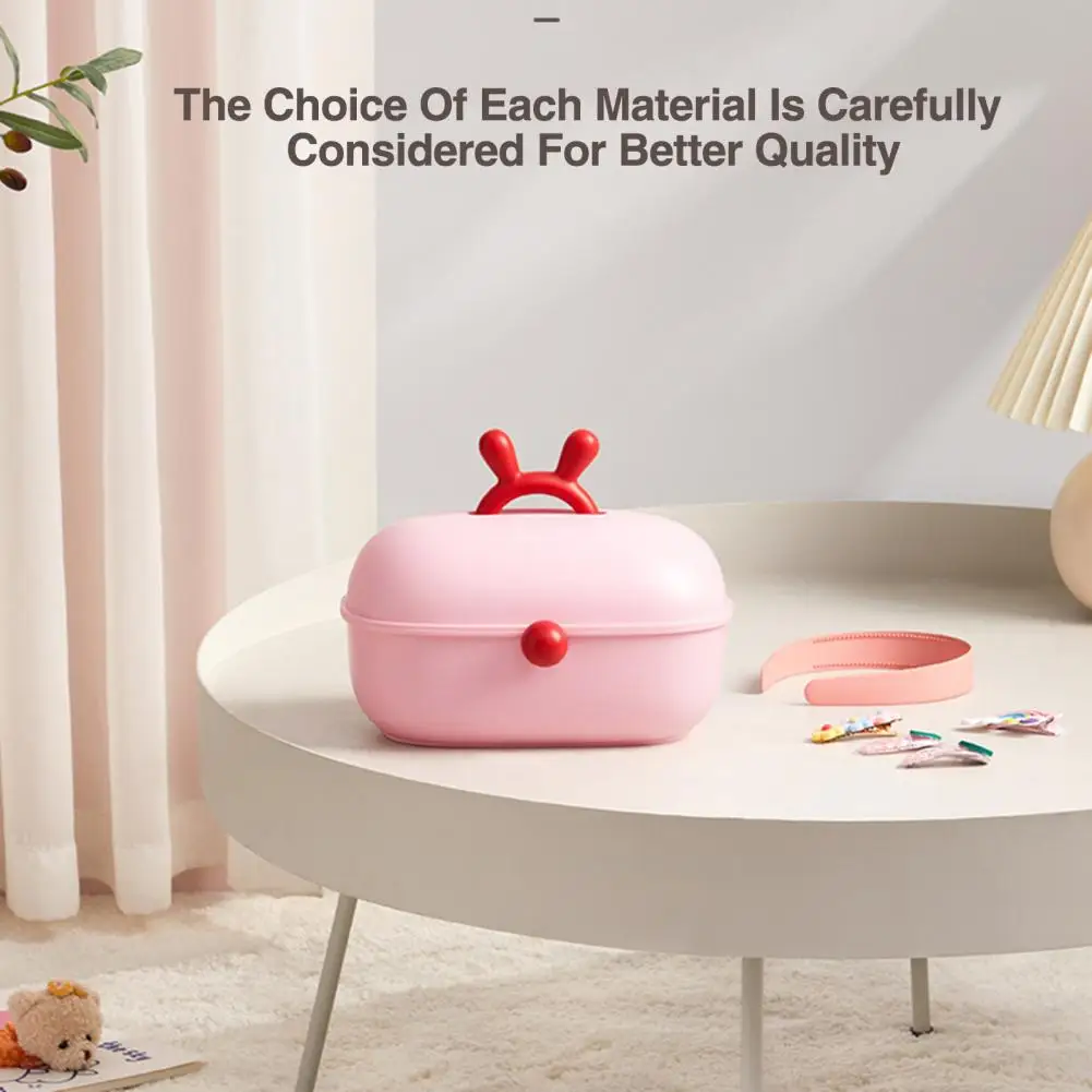 

Полезная компактная коробка для хранения косметики, 3 цвета, прочная трехслойная флип-Обложка, дизайн, органайзер для хранения