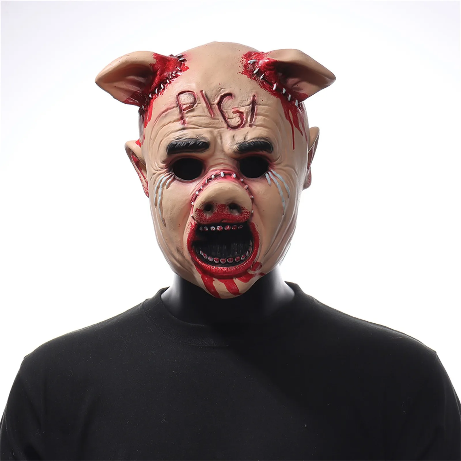 

Страшные маски на голову свиньи, косплей, животные, свинья, страшные латексные маски, шлем, Хэллоуин, карнавал, вечеринка, костюм, реквизит, mascaras, Хэллоуин
