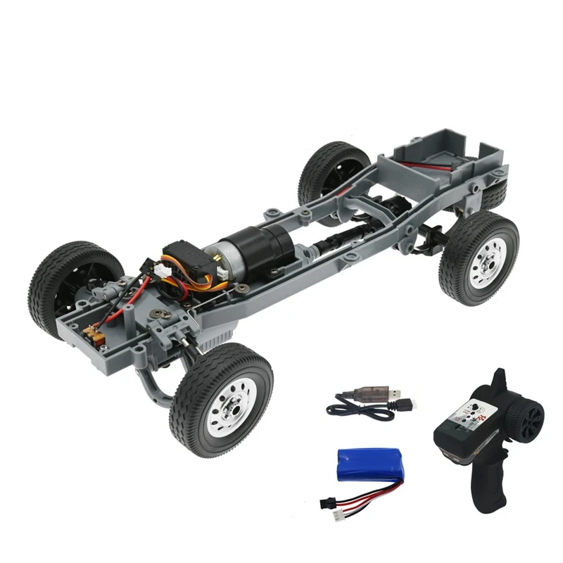 

FBIL-4WD Electric RC Car Frame Chassis Kit With Transmitter For WPL D12 1/10 Off Road Vehicles Buggy Trucks Upgrade Parts