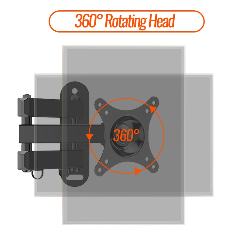 Настенный держатель для телевизора Угловое крепление Простая в установке