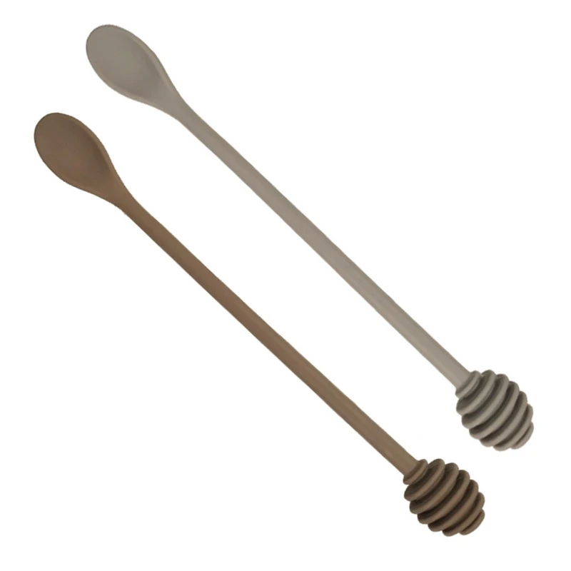 

Honey-Dippers Honey Mixing Stick Long Handle Silicone Stir Milk Tea Spread Gift